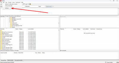 FileZilla Edit Settings wählen.jpg