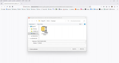 Browser öffnet sich immer noch - als NICHT SICHER.jpg