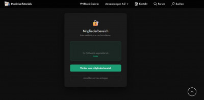 Bereits eingeloggt - Button Mitgliederbereich.jpg