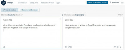 Deepl Übersetzer