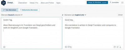 Deepl Übersetzer