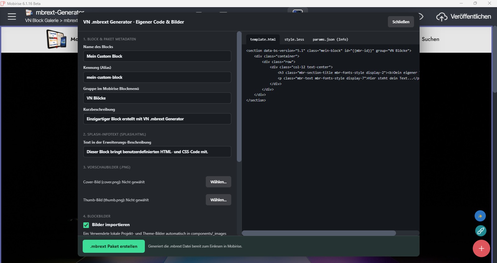 mbrext Generator